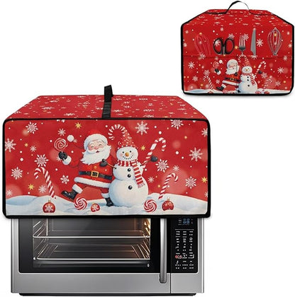 Christmas Toaster Oven Dust Cover Dustproof Smart Oven Air Fryer Microwave Cover - Image 2