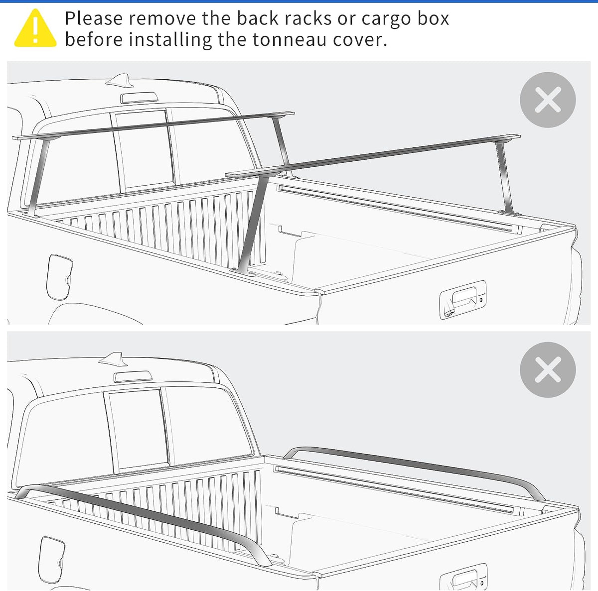 oedro soft quad-fold truck bed tonneau cover for, front angle view