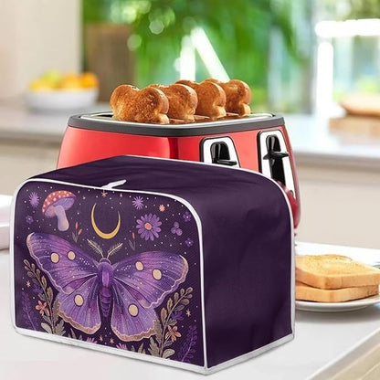 ZFRXIGN Butterfly Toaster Covers 2 Slice Wide Slot Dust Cover Case - Image 3