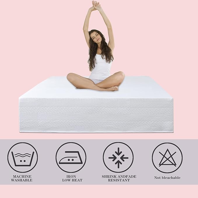 Queen Bed Skirt-Box Spring Cover - Image 5