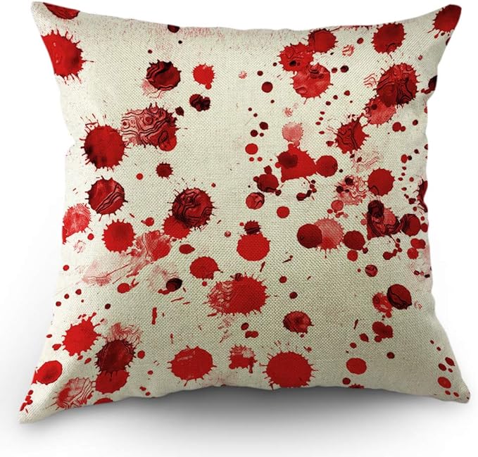 Moslion Halloween Pillows Decorative Throw Pillow Cover Horror Scary Zombie by Moslion