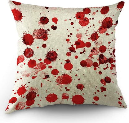 Moslion Halloween Pillows Decorative Throw Pillow Cover Horror Scary Zombie by Moslion