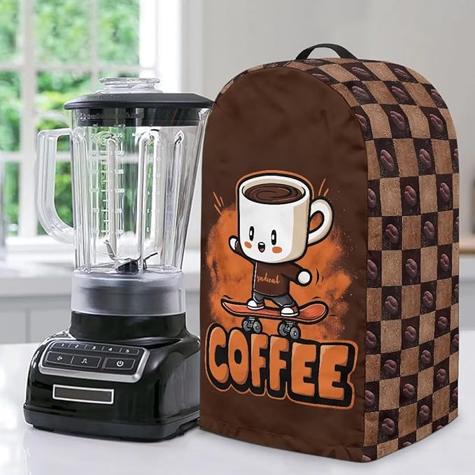 Skateboarding Coffee Cup Kitchen Blender Dust Cover Food Processor Dust by Unknown
