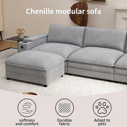 81.5" Loveseat Cloud Sofa Couch - Image 4