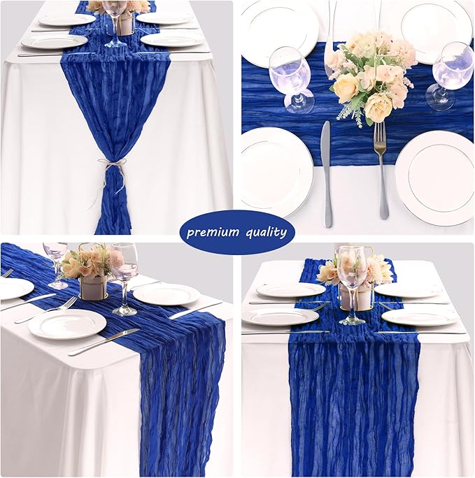 12 Pack Boho Gauze Table Runner - Image 5