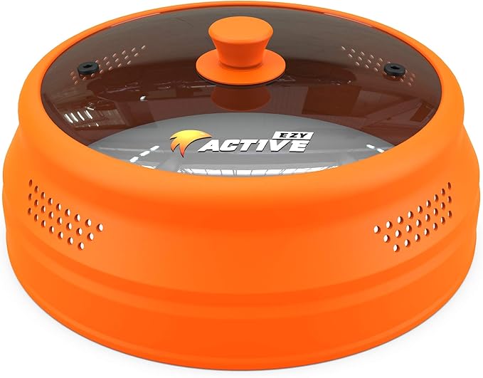 Collapsible Microwave Cover for Food by EZYACTIVE