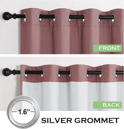 KGORGE 4-in-1 Soundproof Anti Dust 100% Blackout Curtains - Image 2