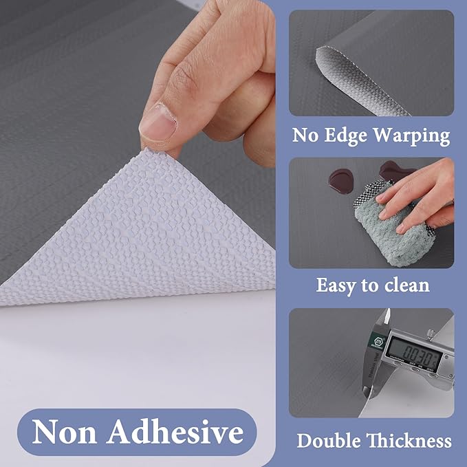 Drawer and Shelf Liner for Kitchen Cabinet: 23in X 90 Ft Non Slip Waterproof - Image 3