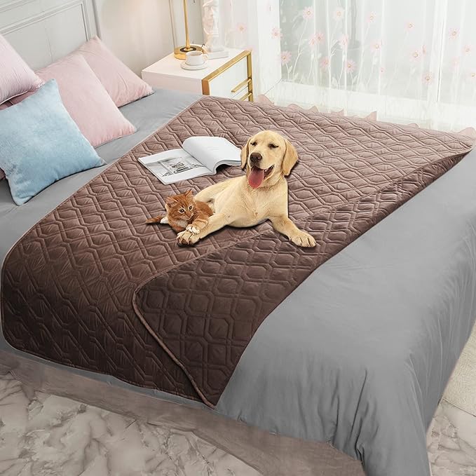 Ameritex Waterproof Blanket Reversible Dog Bed Cover Pet Blanket - Image 7