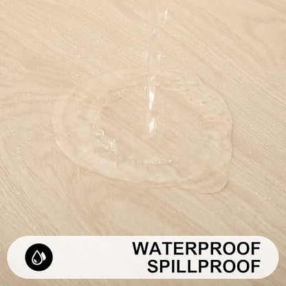 Smiry Rectangle Picnic Tablecloth, Waterproof Elastic Fitted Table Covers - Image 3
