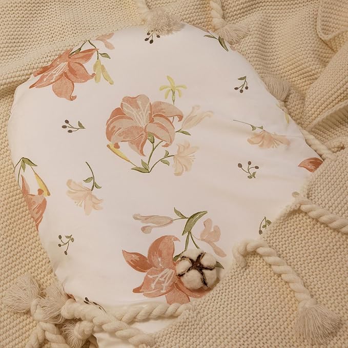 Gllquen Baby Bassinet Sheets Set 2-Pack, Breathable Cozy Bassinet Fitted Sheet - Image 4