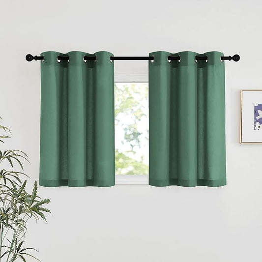 NICETOWN Linen 36 inch Curtains by NICETOWN
