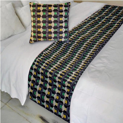 The HomeCentric Green Bed Runner - Image 2