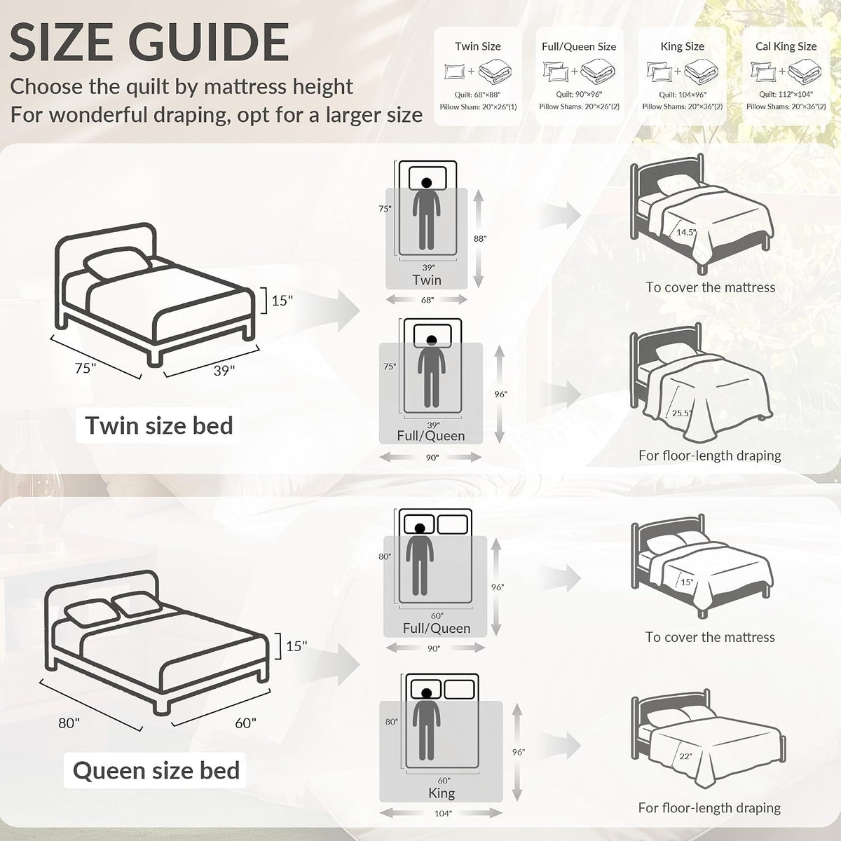 exclusivo mezcla 3 piece quilts queen size bedding on a desk or shelf