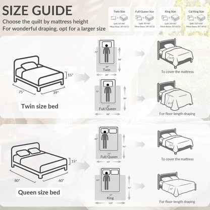 exclusivo mezcla 3 piece quilts queen size bedding on a desk or shelf