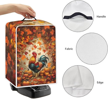 Coffee Maker Cover Protector, Christmas Santa Claus Coffee Machine Dust Cover - Image 5
