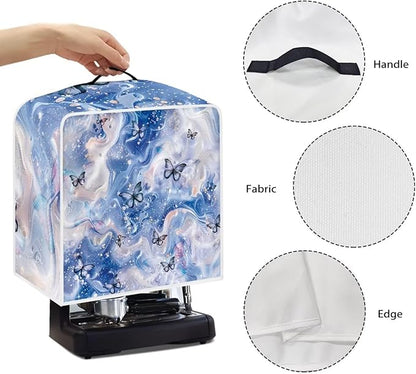 Marble Texture Butterfly Pattern Coffee Maker Covers - Image 5