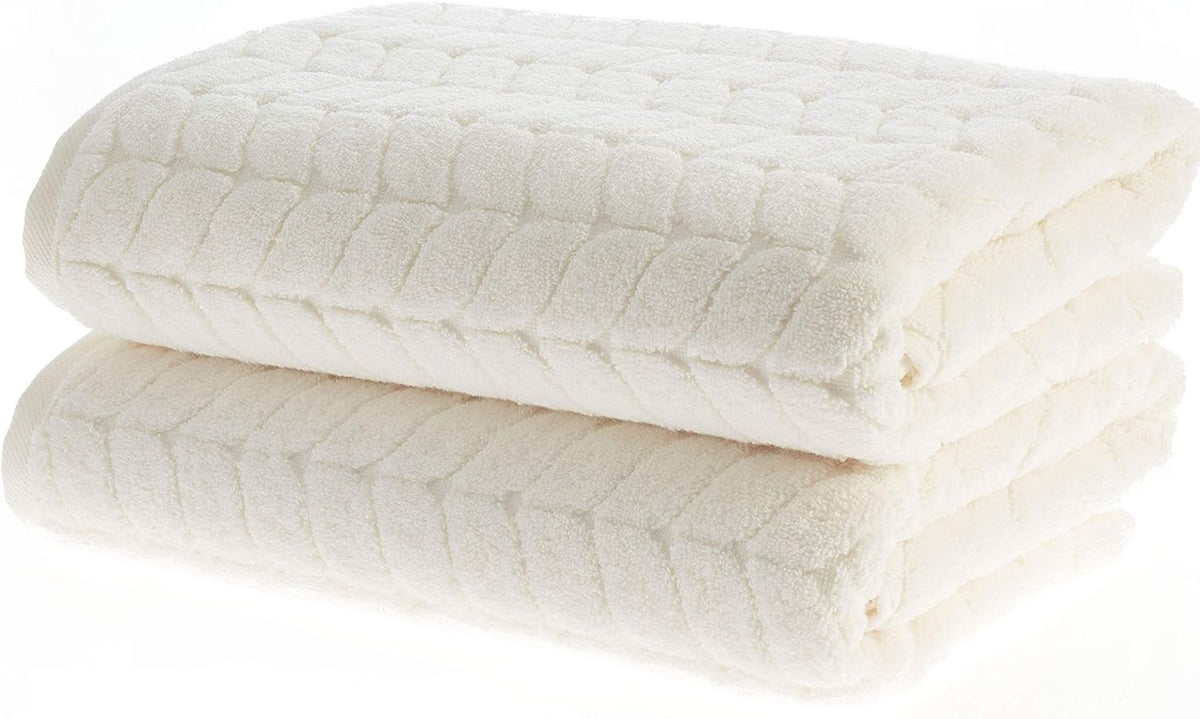 bagno milano turkish cotton bath towels, hand towels, side view