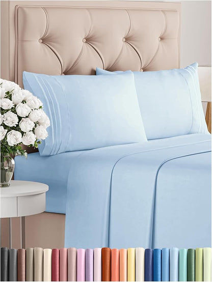 Queen Size 4 Piece Sheet Set by CGKUnlimited