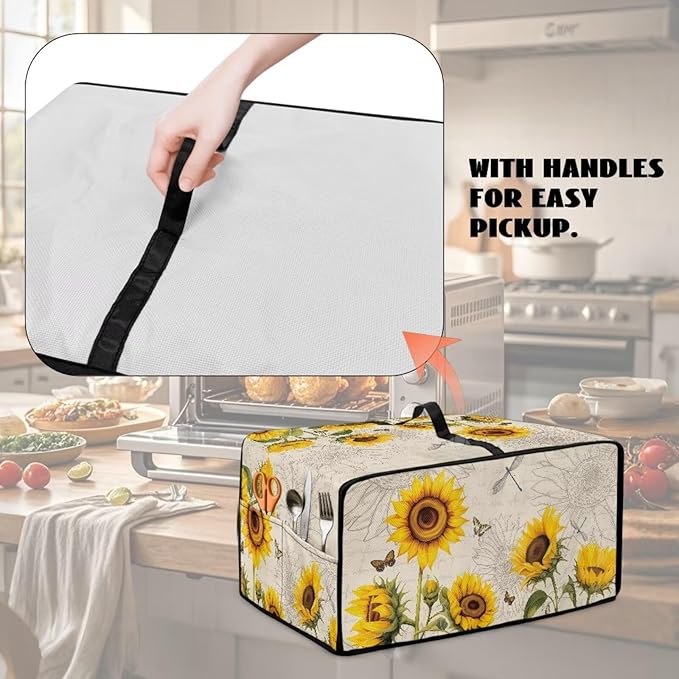 Microwave Oven Dust Cover Waterproof Toaster Oven Cover - Image 5