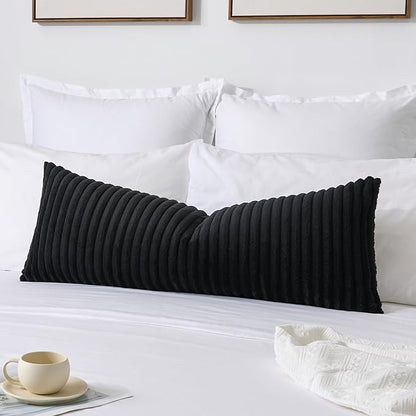 Kevin Textile Soft Plush 14x36 Inch Long Lumbar Pillow Cover 1 Pack, Luxury by KevinTextile