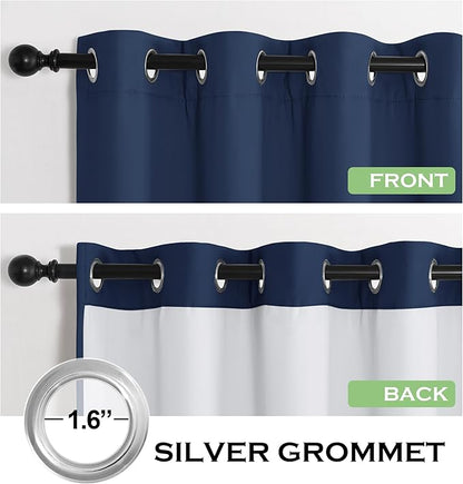 KGORGE Anti Dust Soundproof 100% Blackout Curtains 4 Layers Heavy Duty Energy - Image 2