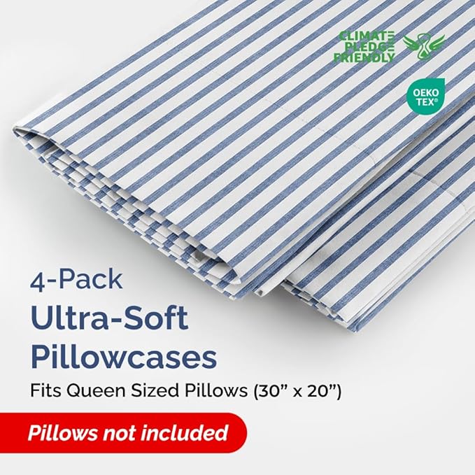 Queen Pillow Cases Set of 4 - Image 2