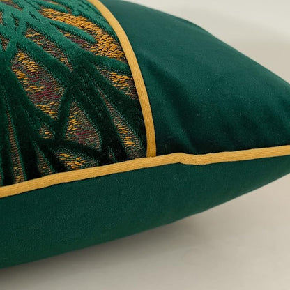 Yangest Green Twigs Throw Pillow Cover Velvet Branches Velvet Cushion Case - Image 3