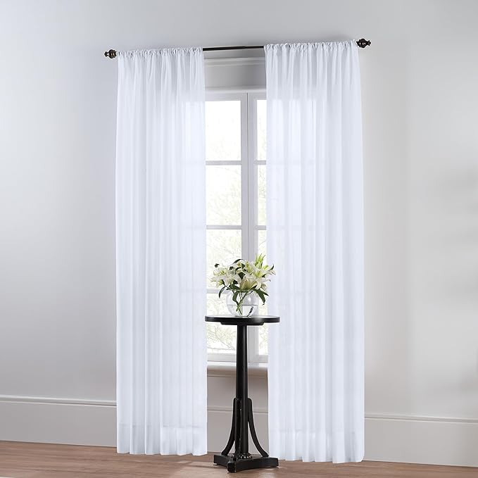 SmartSheer Thermoregulating Semi-Sheer Curtains – Energy-Saving Privacy Panels by SmartSheer