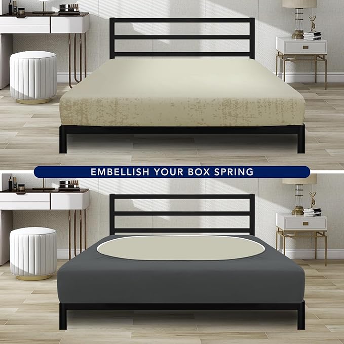 PureFit Stretchy Box Spring Cover King - Image 4