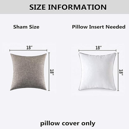 Kevin Textile Pillow Covers Faux Linen Toss Soft Throw Cushion Cases - Image 6