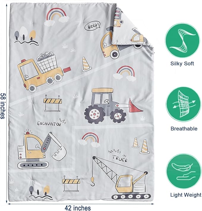 JHXHMX 4 Pieces Toddler Bedding Set - Image 4