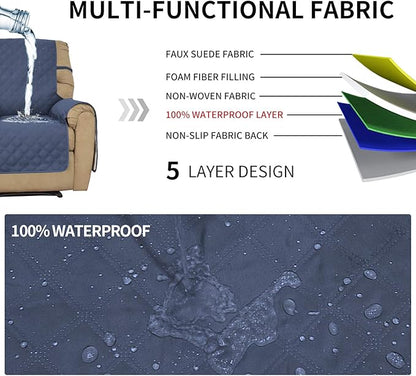 Easy-Going Sofa Slipcover Waterproof Oversized Recliner Chair Cover Non-Slip - Image 3