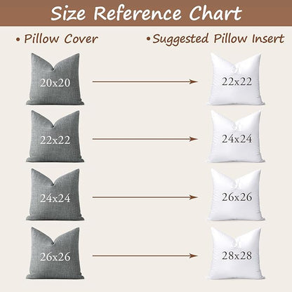 Artscope Synthetic Down Pillow Insert, 28x28 Down Alternative Throw Pillow - Image 3