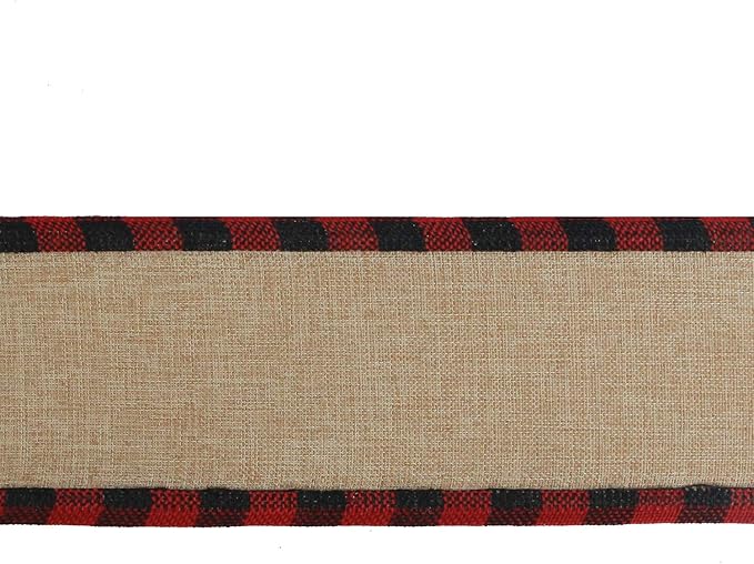 MEEDEE Burlap Ribbon 2.5 Inch x 10 Yards - Image 6
