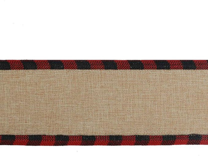 MEEDEE Burlap Ribbon 2.5 Inch x 10 Yards - Image 6