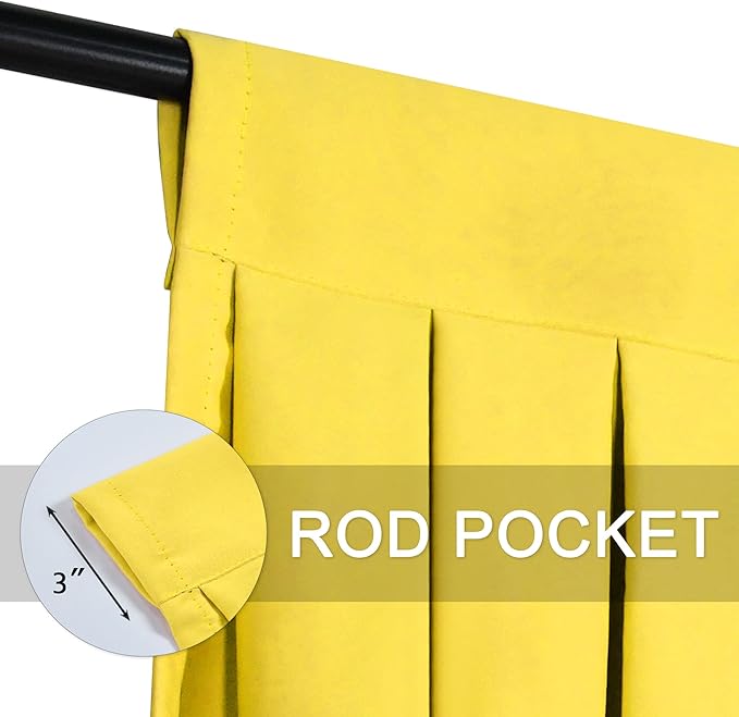 Brilliant Yellow Window Valance - Image 6