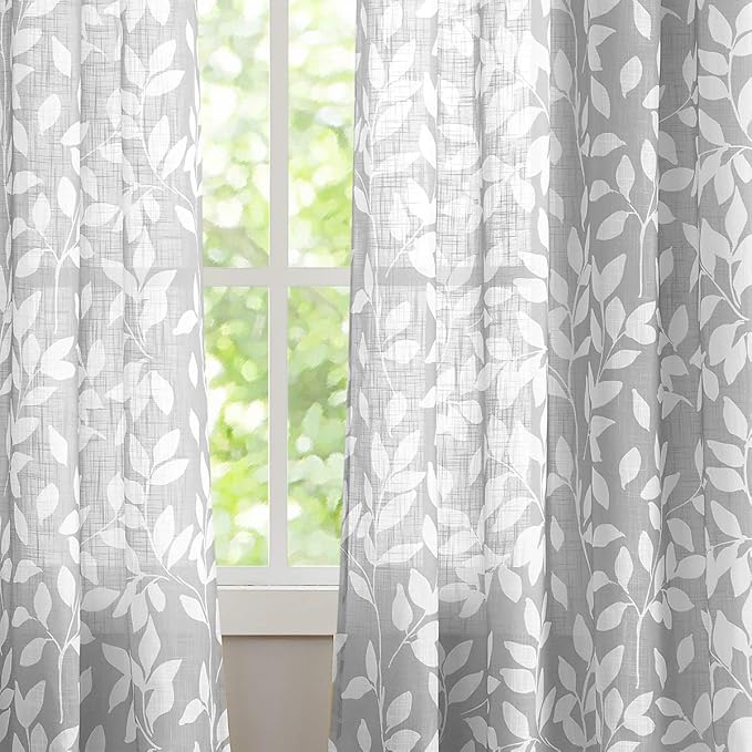 Treatmentex Grey Semi-Sheer Curtains - Image 9