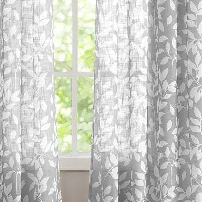 Treatmentex Grey Semi-Sheer Curtains - Image 9