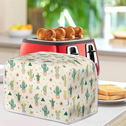 ZFRXIGN Cactus Toaster Cover 2 Slice Wide Slot Toaster Dust Covers Oven Cover - Image 3