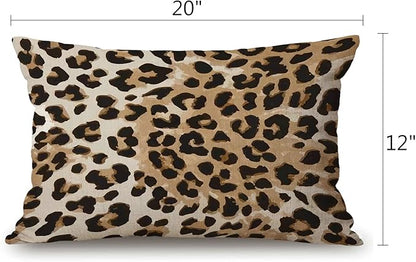 Solekla Pillow Covers Animal Pattern 12" x 20" Farmhouse Rustic Décor Lumbar - Image 2