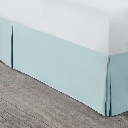 Nestl Light Baby Blue Twin XL Bed Skirt - Image 8