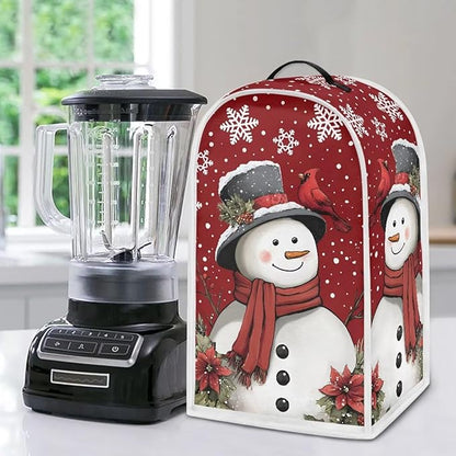 Talayituse Cardinal Snowman Print Blender Dust Cover, Fingerprint Protection - Image 6