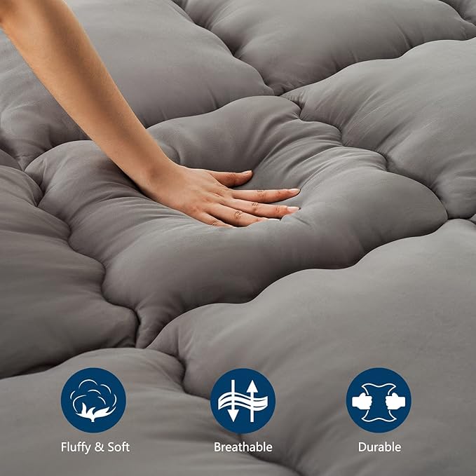Marine Moon Mattress Topper Queen, Marine Moon Cooling Bed Topper Cover - Image 6