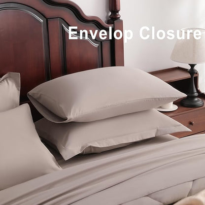NTBAY Queen Comforter Set with Sheets, 7 Pieces Soft and Breathable Queen - Image 5