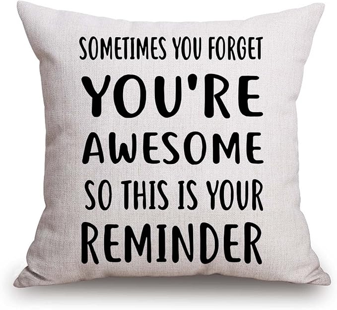 Throw Pillow Covers Inspirational Gifts by TSSOHU