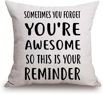 Throw Pillow Covers Inspirational Gifts by TSSOHU