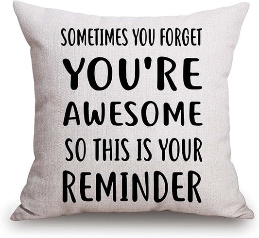 Throw Pillow Covers Inspirational Gifts by TSSOHU