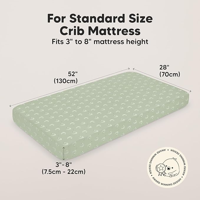 KeaBabies 2-Pack Baby Crib Sheets - Image 3