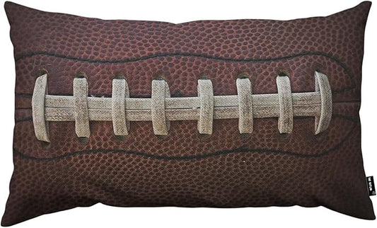 TKS MITLAN American Football Throw Pillow Case Cushion Cover Laces Detail by TKS+MITLAN